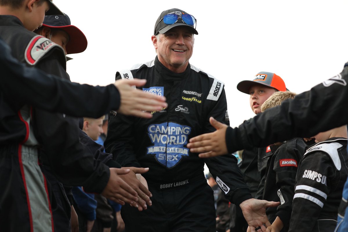 Excited about <a href="/NASCAR/">NASCAR</a> Championship Week? So are we! Let’s celebrate <a href="/SRXracing/">Superstar Racing Experience</a> driver and Cup Champion <a href="/Bobby_Labonte/">Bobby Labonte</a> with 40% OFF all Bobby hats and t-shirts 🙌🏻🏆🏁 get your Bobby gear here: srxdrivergear.com/collections/bo…