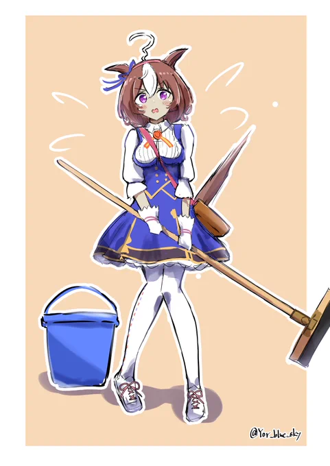 ワンドロでドトウちゃん
#メイショウドトウ #ウマ娘 