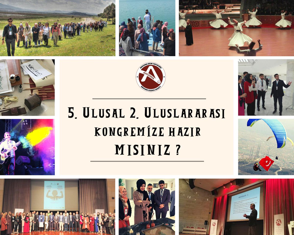 avicennakongre's tweet photo. 📢Kıymetli arkadaşlar,
İbn-i Sina (Avicenna) Bilim Topluluğu olarak geçmiş yıllarda yaptığımız, oldukça ses getiren kongrelerimize bir yenisini daha ekliyor, uzun süredir üzerine çalıştığımız 5. Ulusal 2. Uluslararası kongremize doğru yola çıkmanın gururunu yaşıyoruz. ☺️ https://t.co/nk1hZjyQnJ