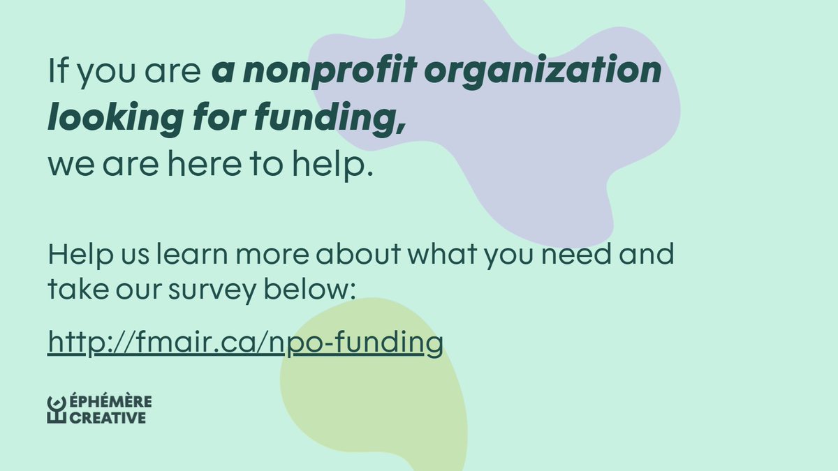 ecdigitalstudio's tweet photo. If you are a nonprofit looking for funding to pursue a project for a good cause, we are currently developing a platform to help you find and get the funding you need.
Take our survey below.
https://t.co/iy3yxQesYw
#ephemerecreative
#thefundinglab
#nonprofit https://t.co/mhosBYERxb