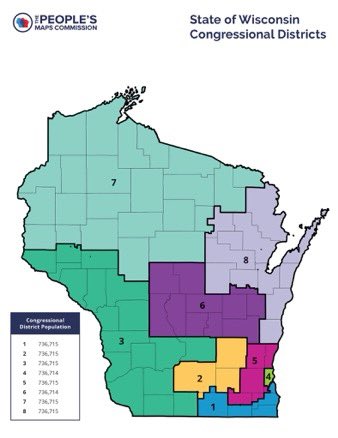 Just released this morning, final Assembly, Senate and Congressional maps for Wisconsin voters #fairmaps   Learn more at Wisconsin.gov/PeoplesMaps