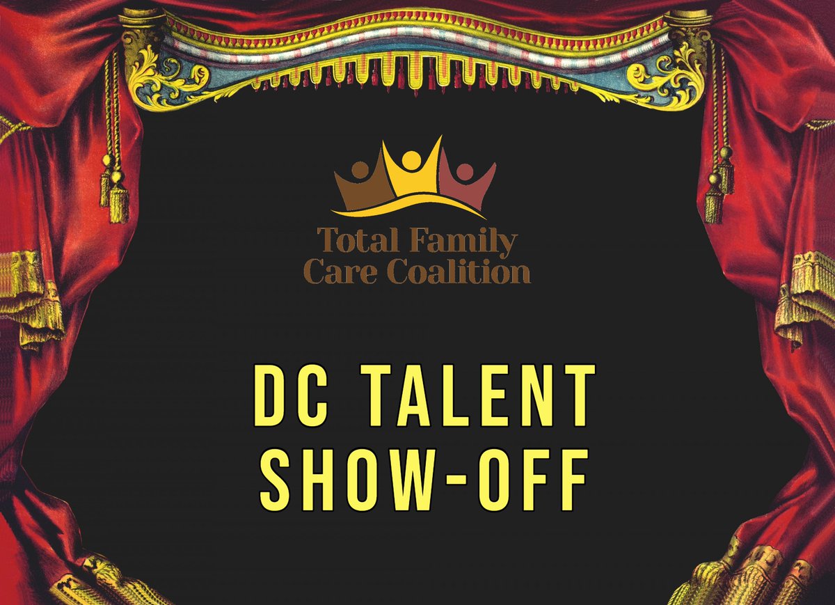 TFCCCares's tweet photo. Have a talent or know anyone that does? Call Jules Christian 202- 249-1000 or email jchristian@tfccdc.org to learn more or sign up for our talent show. $40 early bird entry fee till the end of November. https://t.co/Yf6MGF3Rl9