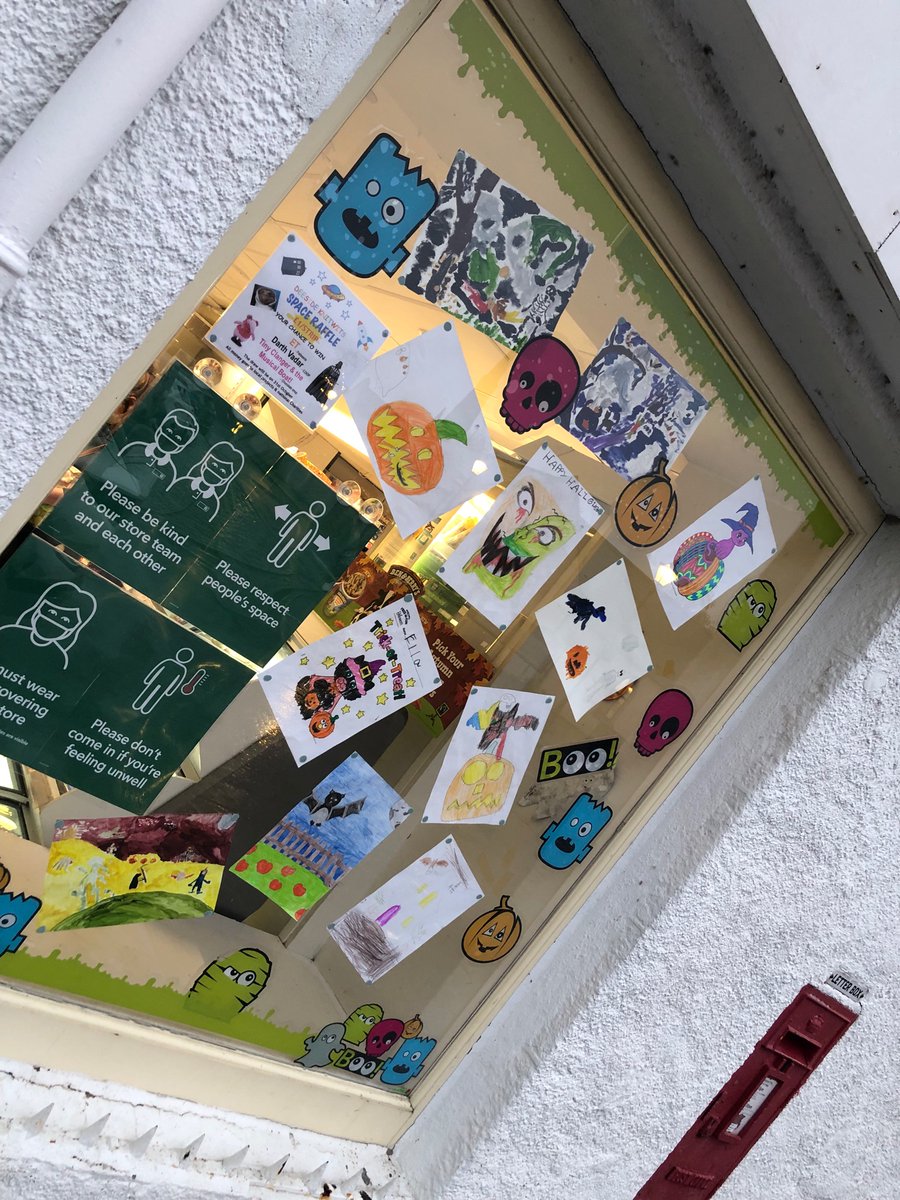 Coopjamie1's tweet photo. Amazing competition with the kids from Braemar primary and it was such a tough decision so everyone should be proud how amazing the store window looked thanks to you all! Congratulations to the winners, enjoy your prizes. #coop #itswhatwedo #braemar @CindyMo34072747 @CoopRadio https://t.co/NKuwMiTZo1