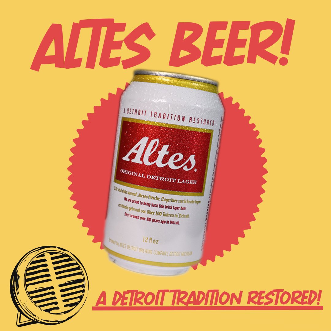 AltesBeer's tweet photo. A Detroit tradition restored, Altes is a blast from the past revamped for the modern day! https://t.co/7KpNCJnqwI