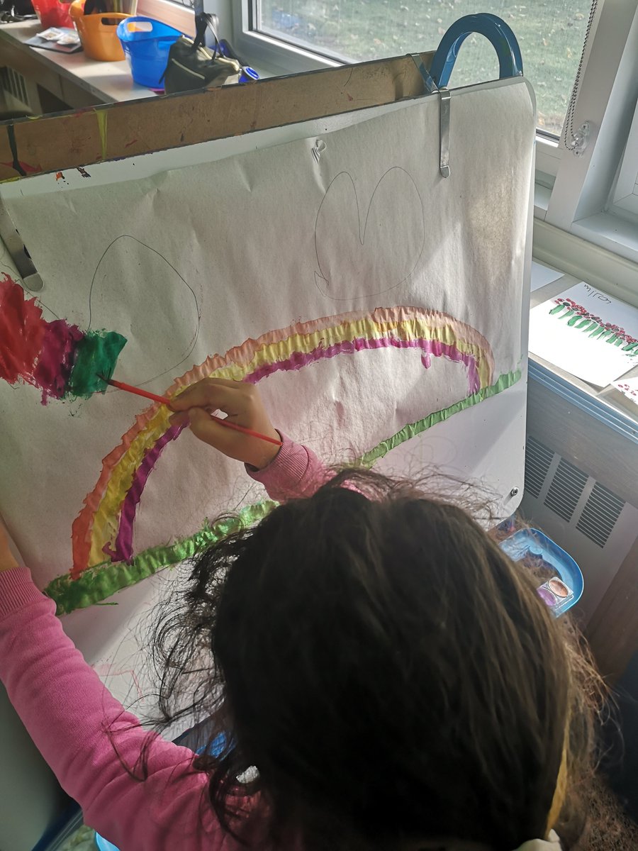 Sun shining through the windows on the lovely art being created. <a href="/raven_LDSB/">Ms. Raven's Class</a> <a href="/LordStrath_LDSB/">Lord Strathcona PS</a>