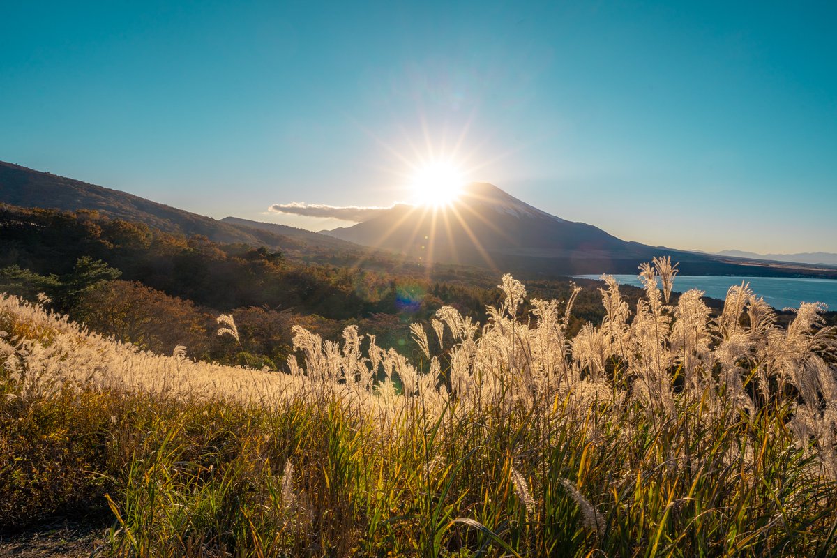 Ichiban_Japan's tweet image. Coucher de soleil sur le Mont Fuji 🗻