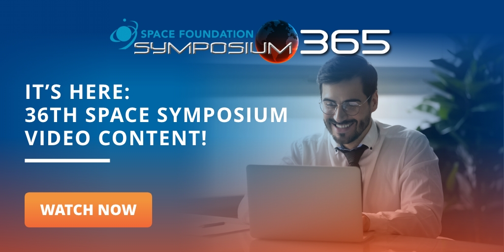 symposium365's tweet photo. It’s available! Video content from the 36th Annual Space Symposium is ready for you to view through the Symposium 365 Digital Platform! 
And even better, you can watch select videos for FREE! 
Check it out ➡️  https://t.co/EEog0WjjLf  #36Space #Symposium365 #36SpaceContent https://t.co/bzNEESw0EX
