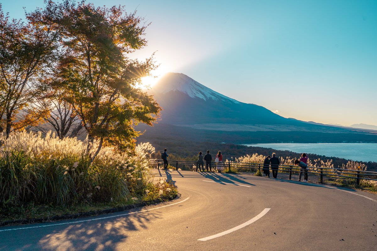 Ichiban_Japan's tweet image. Coucher de soleil sur le Mont Fuji 🗻
