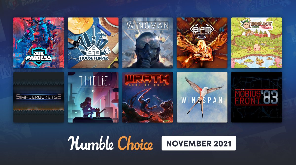 November 2020 Humble Choice Games