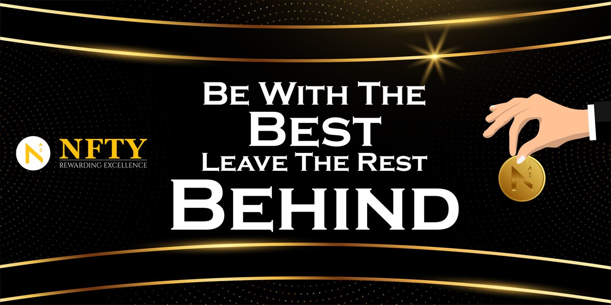 NFTYtoken's tweet photo. Be with the best 
    Leave the rest behind

The #NFTMarketplace is awash with mediocrity.

This takes the spotlight off of your work. $NFTY is here to put eyes on you and your work. 

https://t.co/qHfETjvzpm https://t.co/vJSCEhnkk8