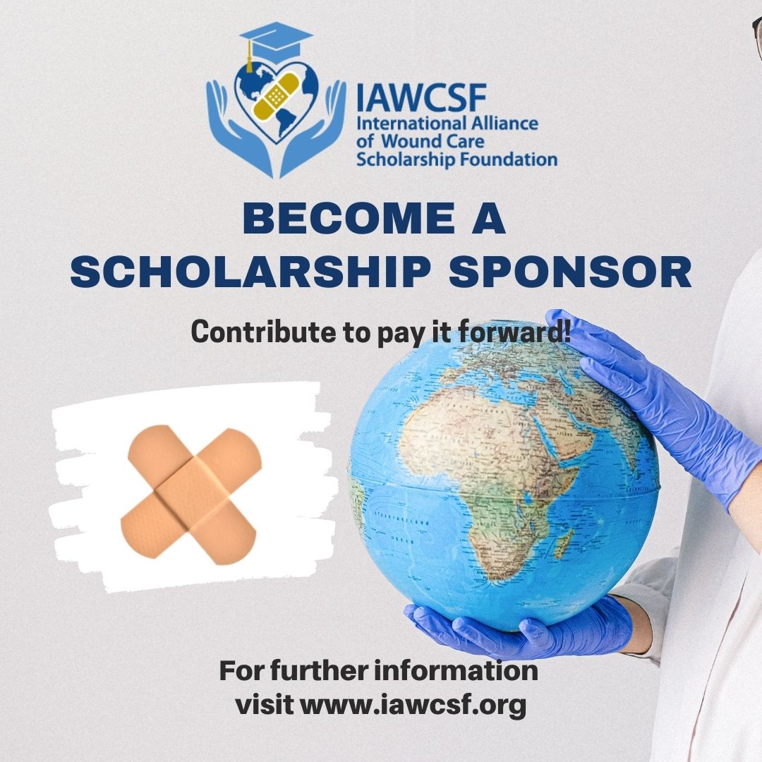 iawcsf's tweet photo. To learn more on how to become a scholarship sponsor visit our website at https://t.co/gsCbiXIFUy #woundcarecertification #scholarship #international #sponsorship #IAWCSF #NAWCO #woundcareducation #woundcare  #healthcareprofessionals https://t.co/O1mYrEXLFi