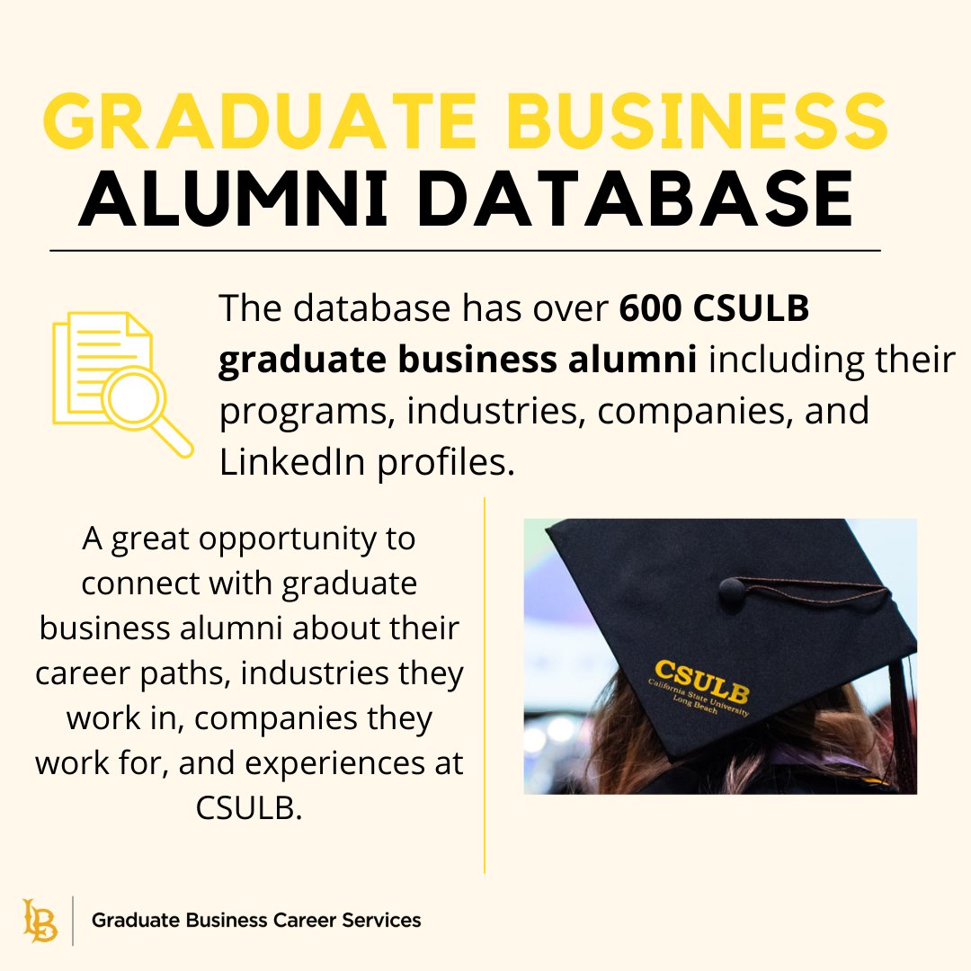 CSULB Graduate Programs in Business on Twitter "One of the great ways