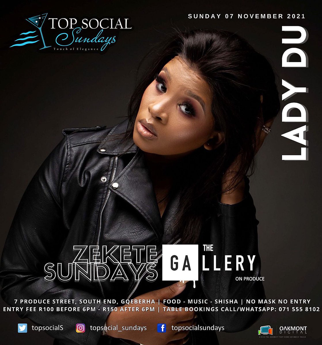 TopsocialS's tweet photo. This Sunday…we will be Zekething all the way to TopSocial Sundays at The Gallery on Produce. BOOK YOUR LOUNGE NOW to avoid any disappointment‼️🕊🕊#TSSISWHEREYOUWANTTOBE https://t.co/EOiZu2N39g