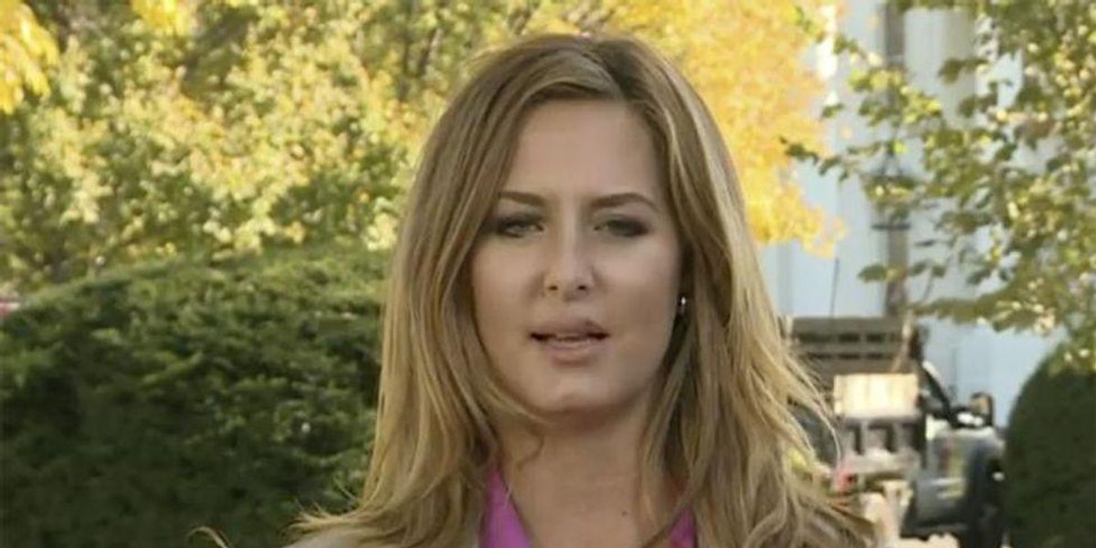 Politics_PR's tweet photo. Newsmax White House reporter busted for false claim vaccines contain Satan-linked ‘bioluminescent markers’ to ‘track’ you https://t.co/pJq6WnVsax https://t.co/mE2DsWpzV0