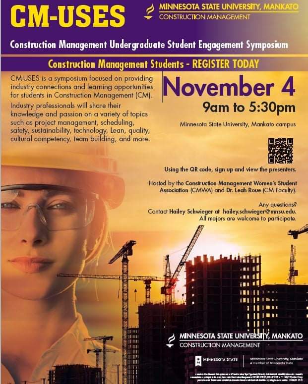 CMWA would like to invite everyone to the FIRST ANNUAL CM-USES event held on November 4th, 2021 in Wiecking Center. ALL MAJORS welcomed. Register TODAY: cmwa20.wixsite.com/cmwa/events-fu…