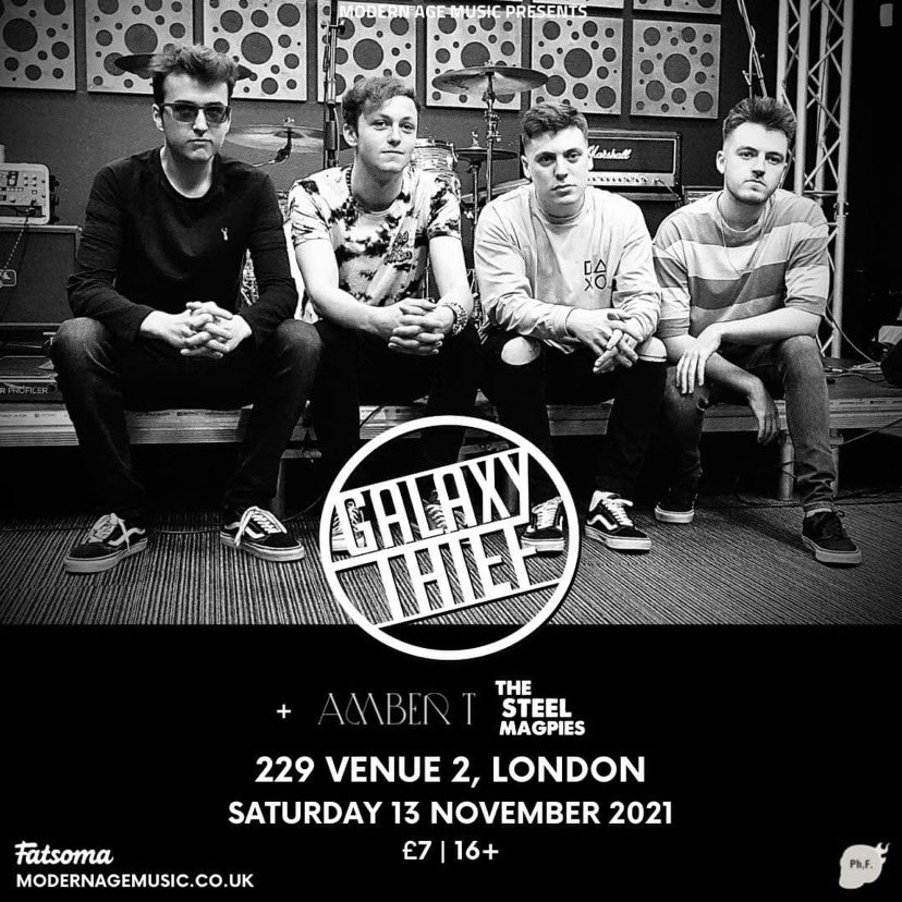 GalaxyThiefBand's tweet photo. LONDON - WE ARE BACK

We’re playing 229 venue on the 13th November and as a special treat, we are going to be offering a LIMITED LINE of T-Shirts to go with our latest single ‘FREE’.

They will only be available at the gig so be sure to come along and see the show!

#Livemusic https://t.co/bTEcEbAs5a