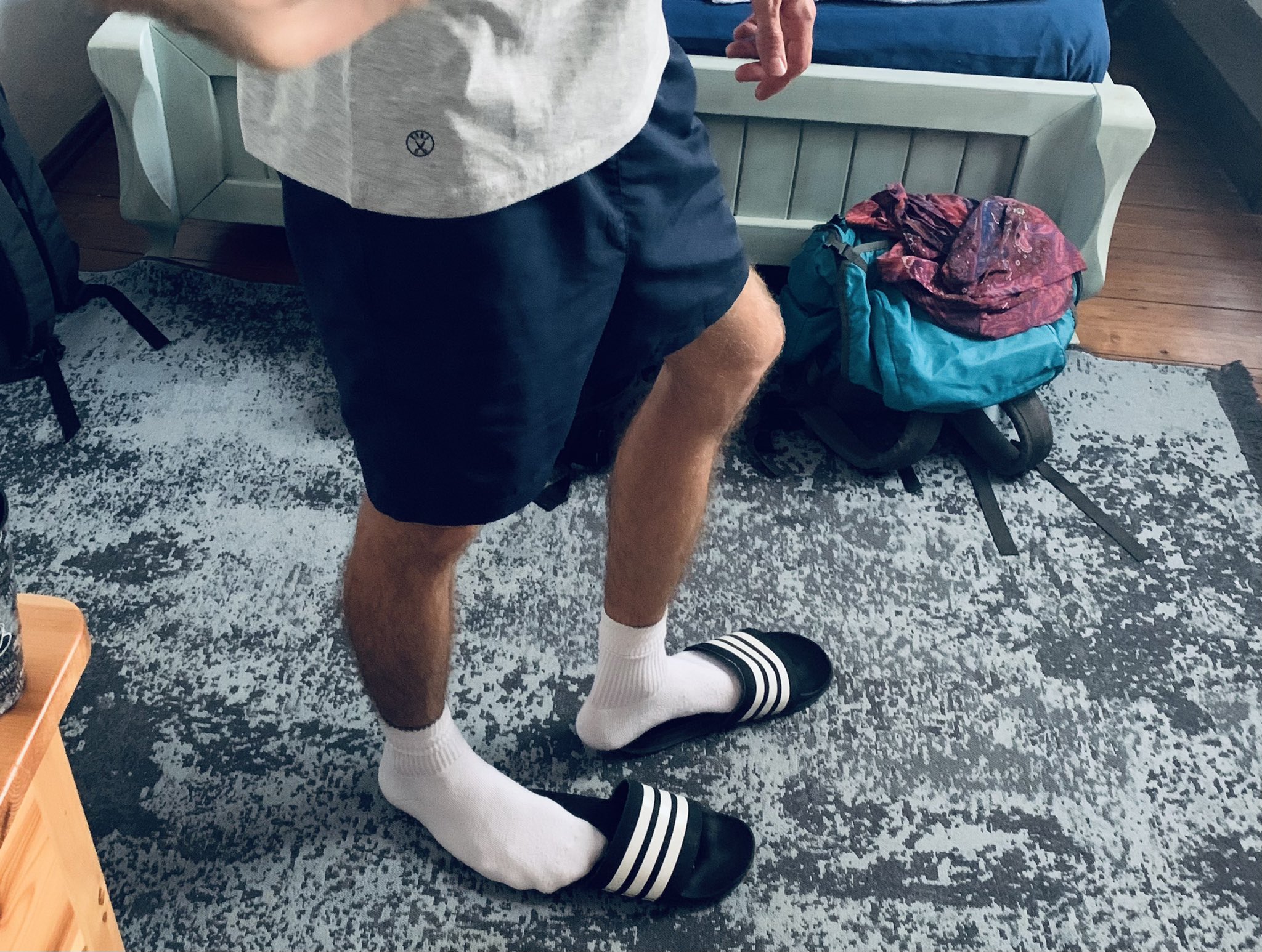 Adidas slides with socks 2025