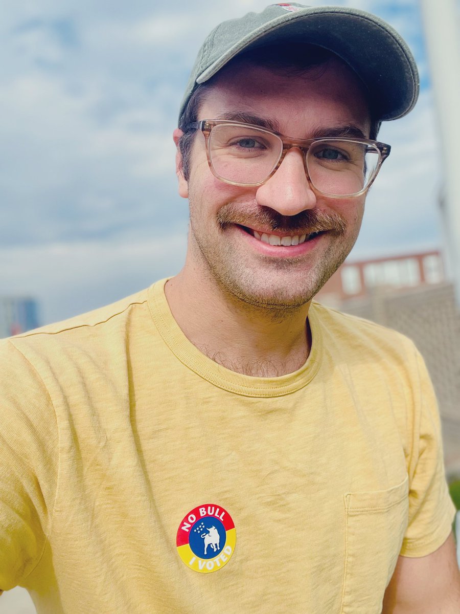 No bull - I’m very proud to cast my votes for <a href="/mariontjohnson/">Marion Teniade Johnson</a> and <a href="/AJforDurham/">AJforDurham</a> for Durham city council! Polls are open until 7:30 today.