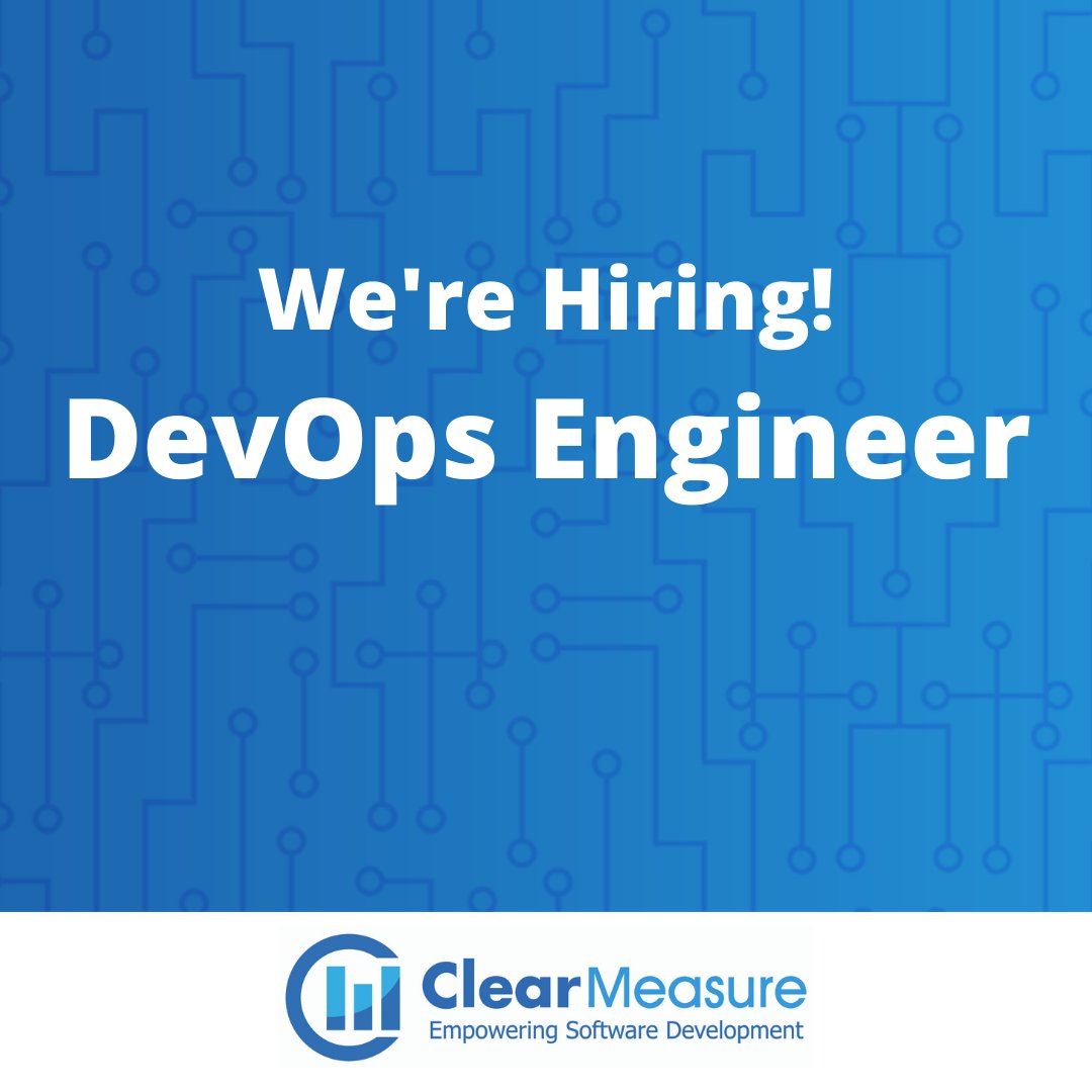 ClearMeasure's tweet photo. We're hiring! Join our growing team for opportunities to work on some exciting and challenging projects!!! https://t.co/F9tVZWu03f https://t.co/EmPC2HlXQ8