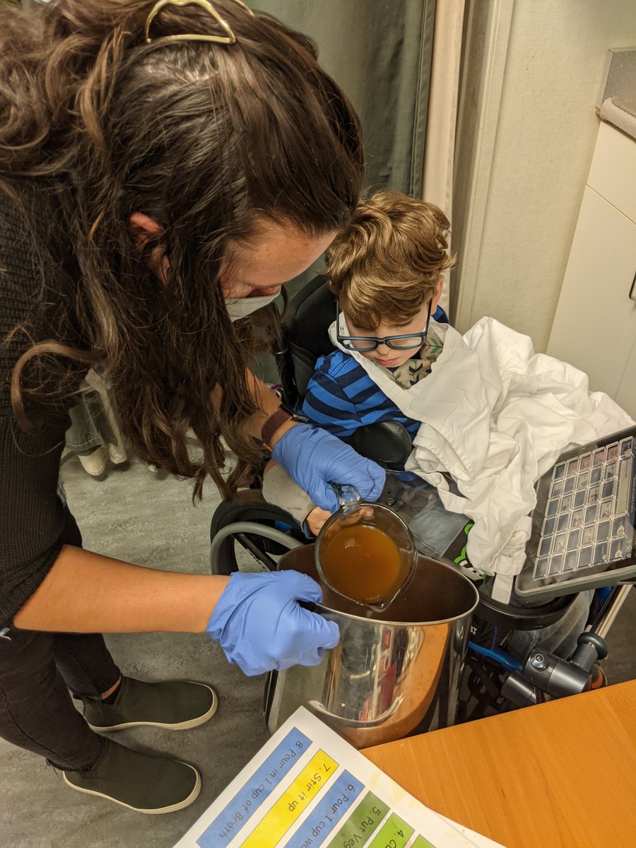bridgeschool's tweet photo. After reading the book Stone Soup in Language Arts, CL 2 decided to make their own! Students had fun cutting vegetables, putting the ingredients in the pot, stirring it up &amp; smelling the soup as it cooked. After it was done, students brought soup home to share w/ their families! https://t.co/7eiubBdI3C