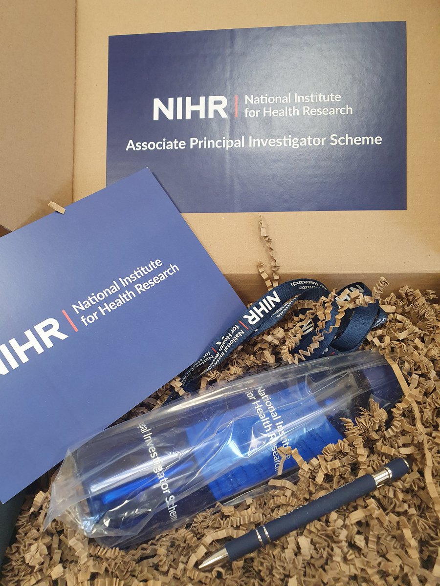 CarinaCruzRN's tweet photo. Thank you NIHR #associatePI scheme for this lovely surprise today https://t.co/CLoNCkfg7j
