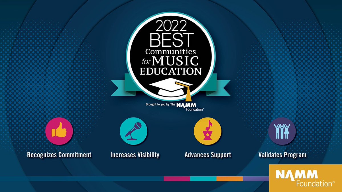 ArtsMusicShop_'s tweet photo. Nominate your school or school district as a Best Community for Music Education now! It's a quick survey process...nominations accepted through January, 2022 | #musiced #musiceducation #music4life #musiccommunity | https://t.co/XX197hERrX https://t.co/bnrHIP4O0L