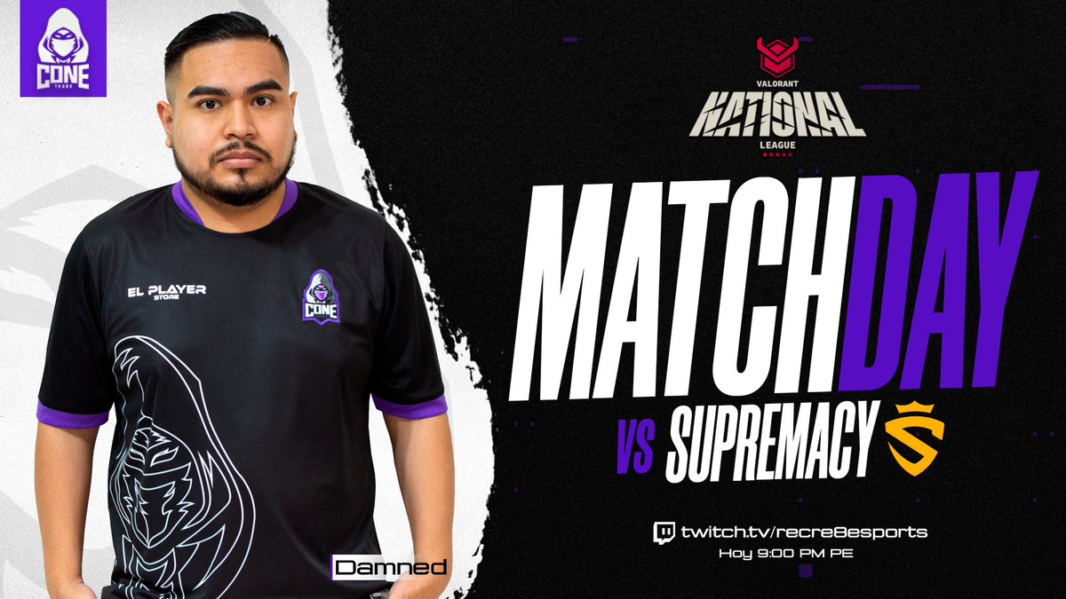 ConeThugs_'s tweet photo. #Valorant Continuamos en la #ValorantNationalLeague por @recre8esports , esta fecha nos enfrentaremos a @supremacyggo en un Bo1.
¡VAMOS MALEANTES!
-
Stream: https://t.co/3mVHFTpxRL
-
#GoMaleantes #ConeThugs #VNL #Recre8 #Liga https://t.co/36LLz15zuE