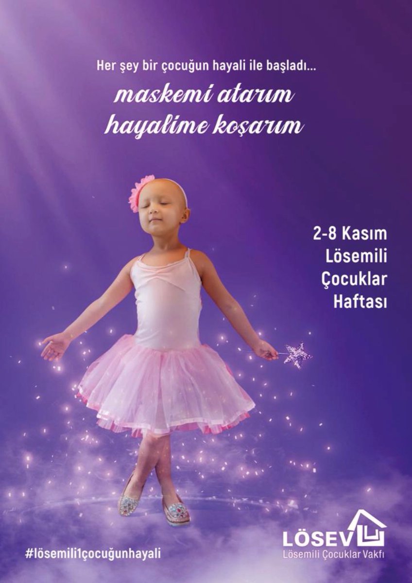 Her şey bir çocuğun hayali ile başladı...
 #lösemili1çocuğunhayali <a href="/CbuLosev/">Celal Bayar Üniversitesi Lösev Fayda Topluluğu</a> <a href="/ufuklosevfayda/">Ufuk Lösev Fayda</a> <a href="/BozokLosev/">Bozok Genç Lösev Fayda Topluluğu</a> <a href="/kbulosev/">KBÜ LÖSEV</a> <a href="/ankulosev/">Ankara Üniversitesi Lösev Fayda Topluluğu</a> <a href="/ikculosev/">Katip Çelebi Lösev</a> <a href="/kentlosevfayda/">KENT LÖSEV FAYDA Kulübü</a> <a href="/nnylosev/">Nnylösev</a> <a href="/erbakanlosev/">NEÜ LÖSEV Fayda Topluluğu</a> <a href="/aulosevfayda/">AU LÖSEV FAYDA Kulubü</a> <a href="/GaunLosev/">Gaün Lösev Topluluğu</a> @ieulosevfayda <a href="/losevhacettepe/">Hacettepe Lösev Fayda Topluluğu</a> <a href="/losev1998/">LÖSEV</a>