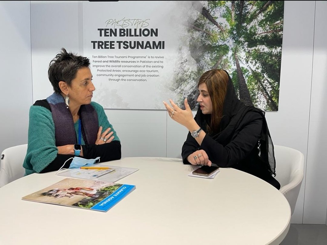 zartajgulwazir's tweet photo. Today, met @UNICEF Senior Advisor for Water, Ms. Silvia Gaya, during #COP26 to discuss climate change vulnerabilities of 🇵🇰 - exchanged ideas and way ahead for access to Climate Financing for #ClimateResilientWASH and #CleanGreenPakistanIndex
#TogetherForOurPlanet https://t.co/Tjujv6dt33