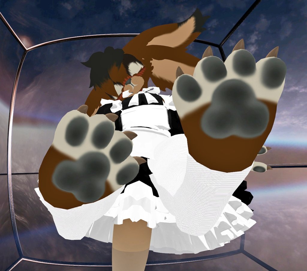 KuroVr_'s tweet photo. #paws #femboy #vrchatpaws #vrchat #furry #furryfandom #backpaws https://t.co/Uoh7CZPwMH