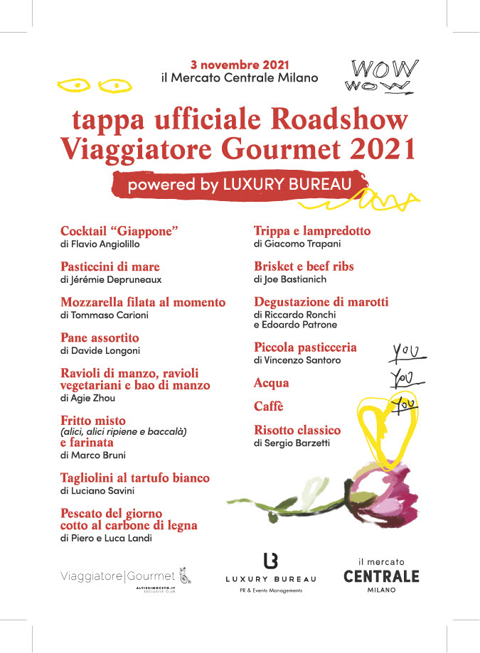 Domani Mercoledì 3 Novembre ore 12:30 VIP Tasting Experience condotta  personalmente da Claudio Sacco alias Viaggiatore Gourmet. <a href="/MercatoC/">Mercato.com</a> Milano!

#viaggiatoregourmet #altissimoceto #mercatocentrale #mercatocentralemilano #diamovoceallabontà #viptasting