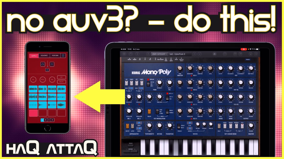 jakob_haq's tweet photo. This is how to sample older IAA music apps into Koala sampler ➡️ https://t.co/w6LAvPXuEF

#akoala #sampler #KoalaSampler #tutorial #IAA #Sampling #AUv3 #BeatMaking #iOSmusic #MobileMusic #haQattaQ #JakobhaQ https://t.co/MHPGrhKEmM