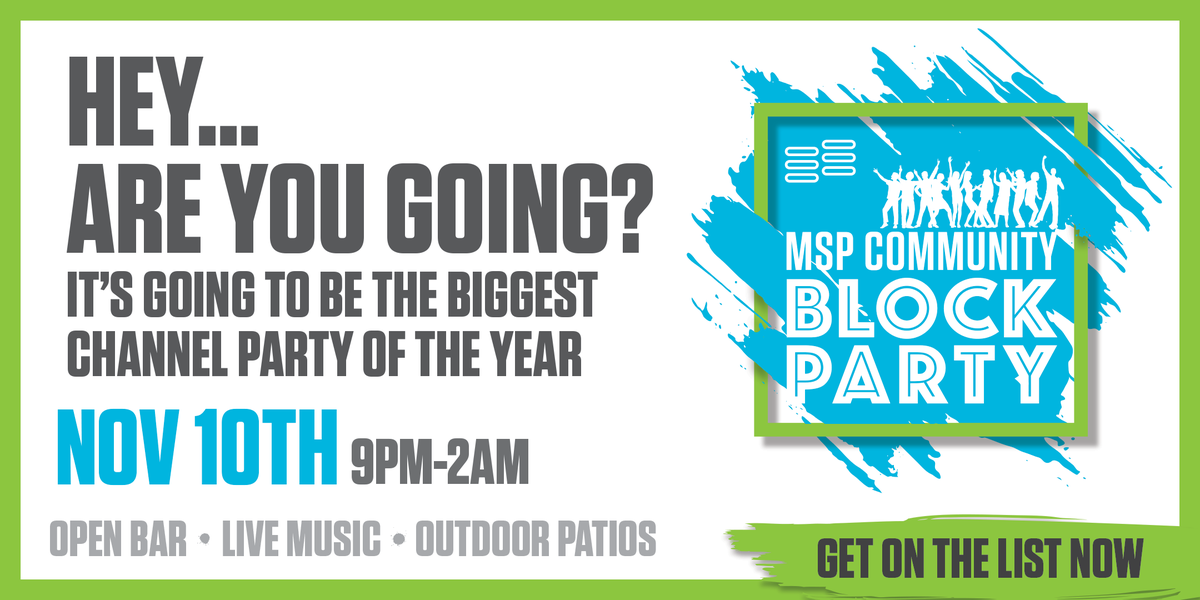 HuntressLabs's tweet photo. Will you be at the #MSPBlockParty led by @MSPInitiative? π
We'll be in Orlando on November 10 from 9pm to 2am. After a long year of back-to-back Zoom meetings and virtual events, we couldn't be more excited to sponsor this event! https://t.co/PKWbcTidri https://t.co/lxj8hxfyUb