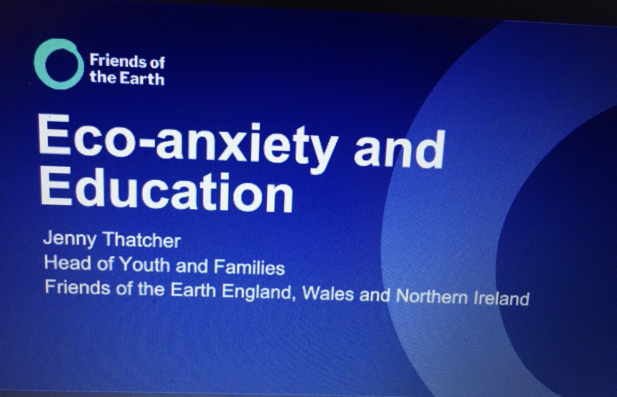 VerityJones_edu's tweet photo. Great to have Jenny Thatcher join us for the @CCE_research mtg tonight talking eco-anxiety. 77% of young people find the future frightening with 45% saying climate change negatively affects them everyday. How will #COP26 make real action visible? https://t.co/bGmTLZJZTk