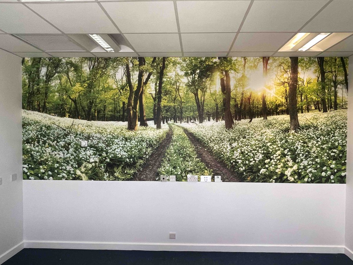 CareDisplay's tweet photo. A nice wallpaper we specified, produced and installed for the Faith Room at The Queen Elizabeth Hospital in Birmingham https://t.co/wfhALrevHI