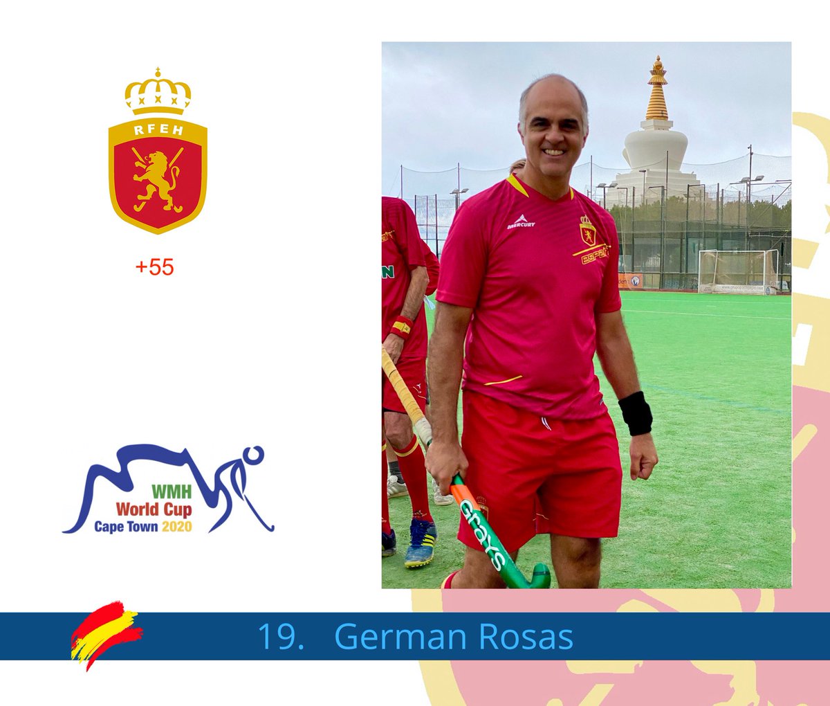 MasterHockeySp's tweet photo. Empezamos a recorrer el camino para llegar al Campeonato de Mundo en Sudáfrica 🇿🇦  #mastershockeywc2022 #hockeyspain #hockey #ciudedelcabo #redsticks55 #roadCiudaddelcabo2021 #SurAfrica2022 #redsticks #HockeyHierba #MastersWorldCup #SurAfrica #fieldhockey #hockeylife #spain https://t.co/Tk6qQ7aCeH