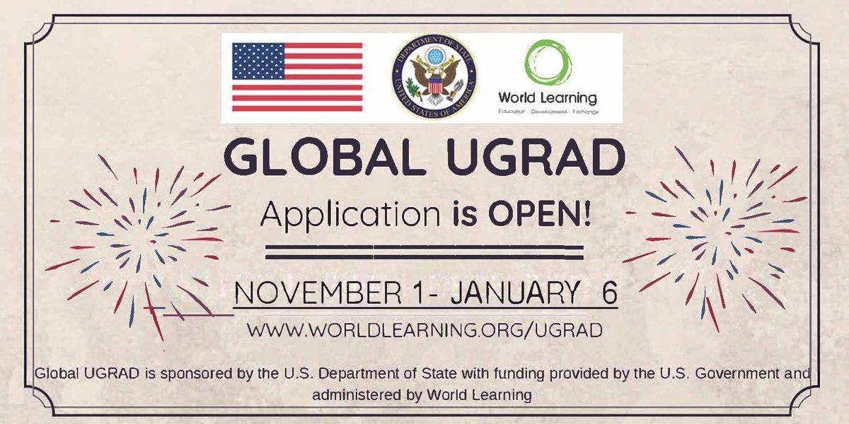 GlobalUGRADWL's tweet photo. We're back and excited for a NEW recruitment season! Now accepting student applications for the 2022-2023 #GlobalUGRAD Program. Tell your friends! https://t.co/d090DxTdMD