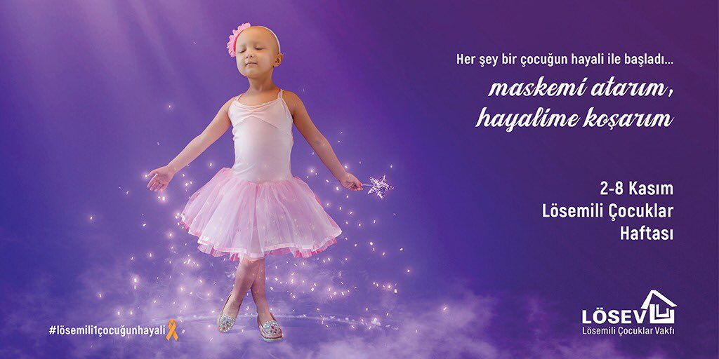 2-8 Kasım Lösemili Çocuklar Haftası 💜 
#Lösemili1çocuğunhayali
<a href="/ustunezer/">Dr. Üstün EZER</a> 
<a href="/hulya_unver/">Hülya ÜNVER</a> 
<a href="/losev1998/">LÖSEV</a>
<a href="/DenizzGormez/">Deniz Görmez</a> 
<a href="/iuclosev/">İÜ-C Lösev Fayda Kulübü</a> <a href="/losevhacettepe/">Hacettepe Lösev Fayda Topluluğu</a> <a href="/ASULOSEV/">ASÜ LÖSEV Fayda Topluluğu</a> @atulosev <a href="/baibulosev/">BAİBÜ LÖSEV FAYDA</a> <a href="/CbuLosev/">Celal Bayar Üniversitesi Lösev Fayda Topluluğu</a> <a href="/GaziLosevFayda/">Gazi Lösev Fayda Topluluğu</a>  <a href="/bounlosev/">Boğaziçi Üniversitesi Lösev Fayda Topluluğu</a> <a href="/erulosev/">ERÜ LÖSEV FAYDA TOPLULUĞU</a> <a href="/ErzurumLosev/">Erzurum Lösev Fayda</a>