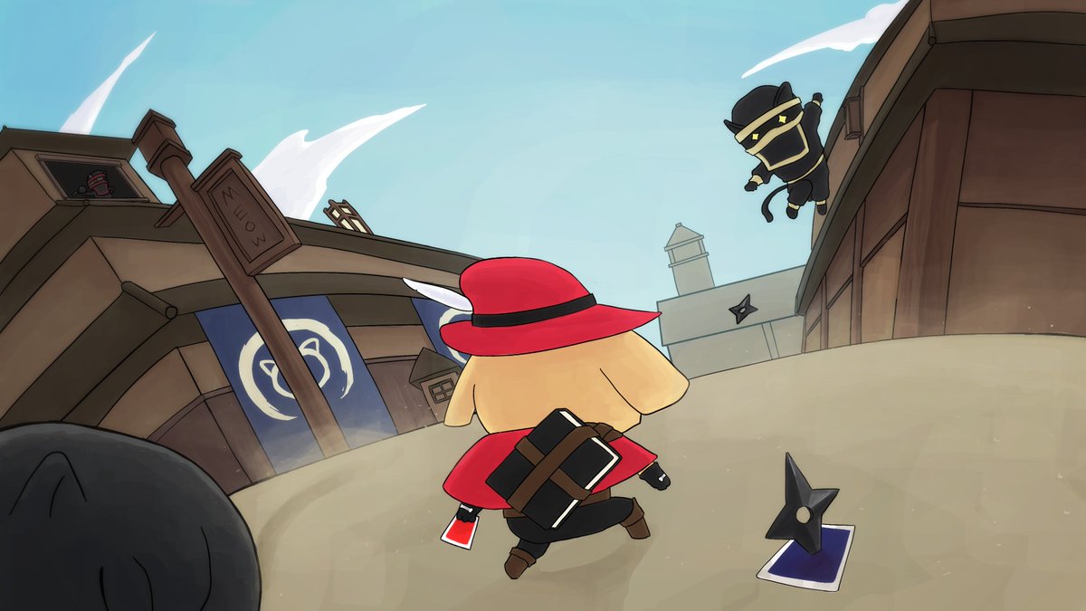 latte_geek's tweet photo. 🃏Check out the yeet in #CardRetrieve!

Shuffle up &amp; unleash doggy powers in this card throwing #actionRPG game as you explore the #topdown ferocious cats dungeons, all as a loveable golden retriever!

🐶Early Prototype🐱
https://t.co/3Lcbjt7rwQ

#PitchYaGame #indiedev #gamedev https://t.co/TTZJYl5S0t