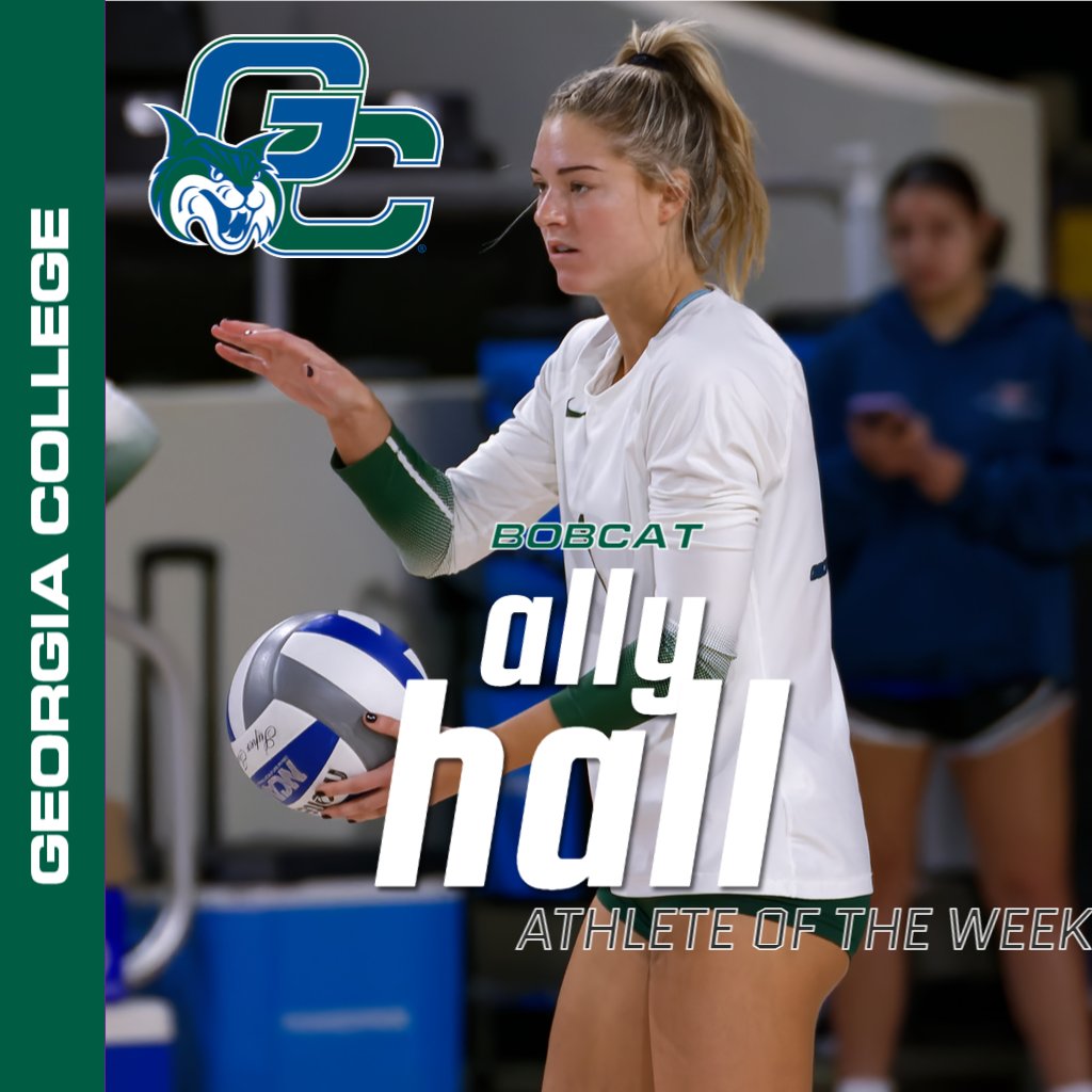 GCSUBobcats's tweet photo. AWARDS: Hall Named Bobcat Athlete of the Week

#ThunderBrought #GCVolleyball

https://t.co/mCPBjiuDVY

@Lambertvolleyba alum Ally Hall https://t.co/ChTbEfnIUQ