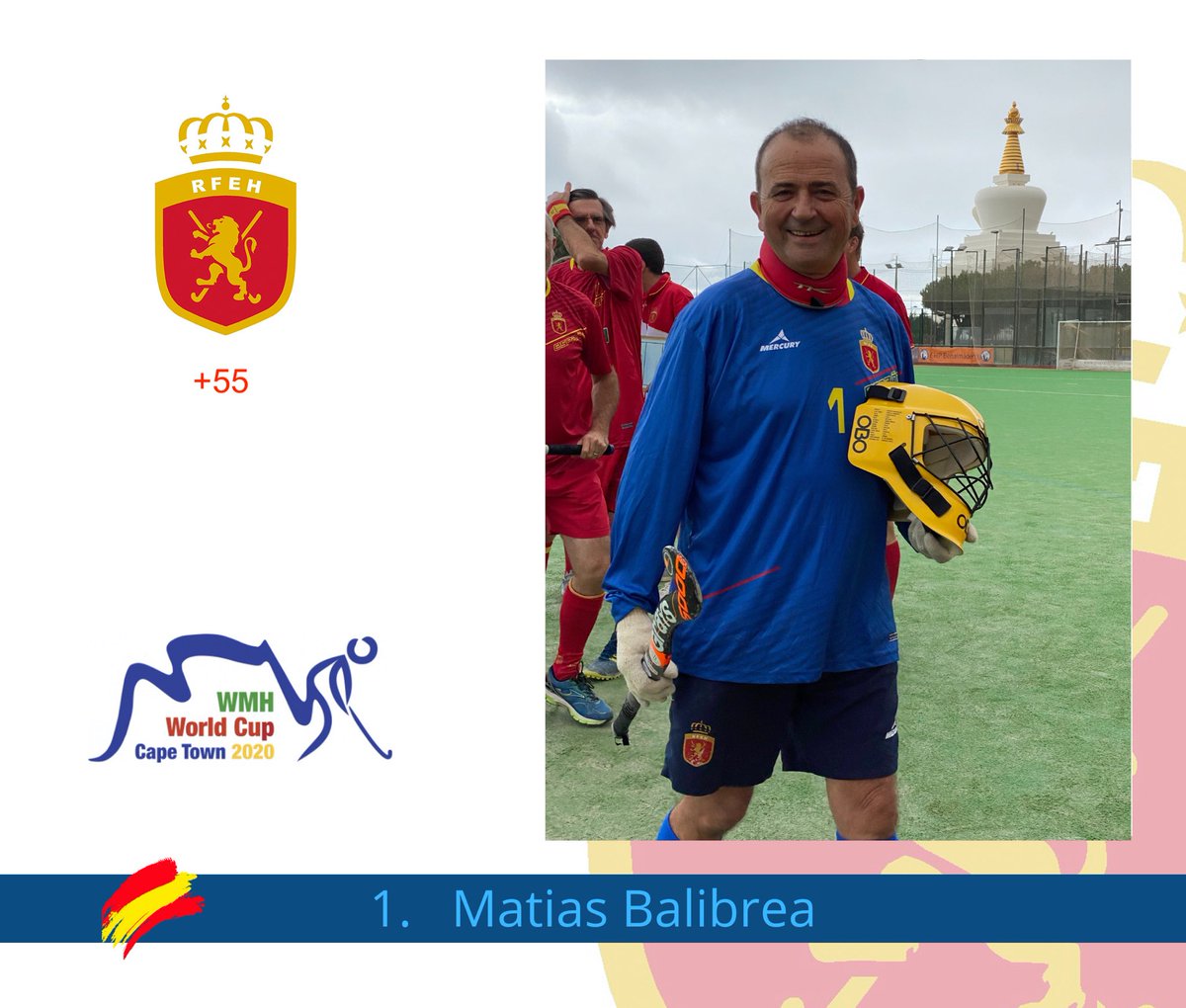 MasterHockeySp's tweet photo. Empezamos a recorrer el camino para llegar al Campeonato de Mundo en Sudáfrica 🇿🇦  #mastershockeywc2022 #hockeyspain #hockey #ciudedelcabo #redsticks55 #roadCiudaddelcabo2021 #SurAfrica2022 #redsticks #HockeyHierba #MastersWorldCup #SurAfrica #fieldhockey #hockeylife #spain https://t.co/RdILoxXIL2