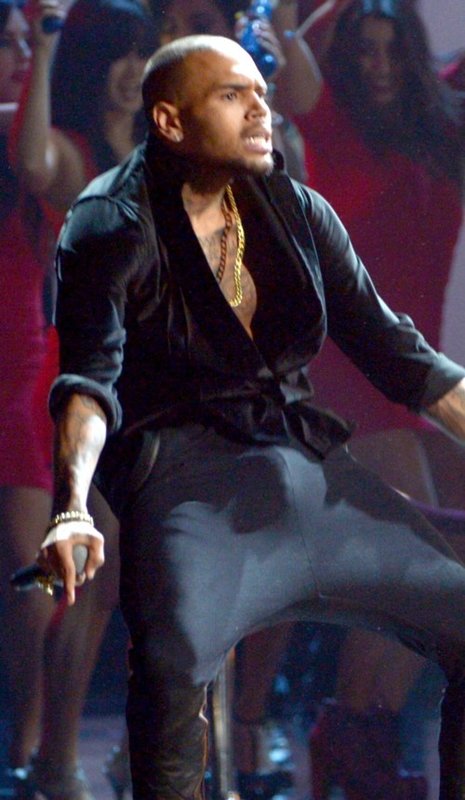 Chris Brown bulge.