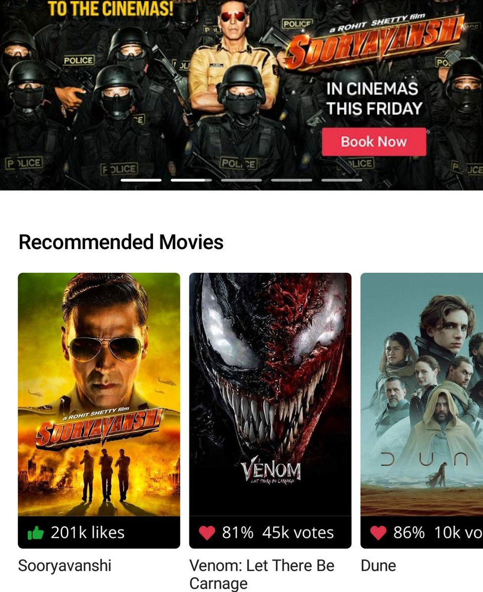 monu_offcial's tweet photo. #201k Interested For #Sooryavanshi On #BookMyShow 😮🔥

#SooryavanshiOn5ThNov #Akshaykumar #KatrinaKaif #RohitShetty https://t.co/UjqJLH04ee