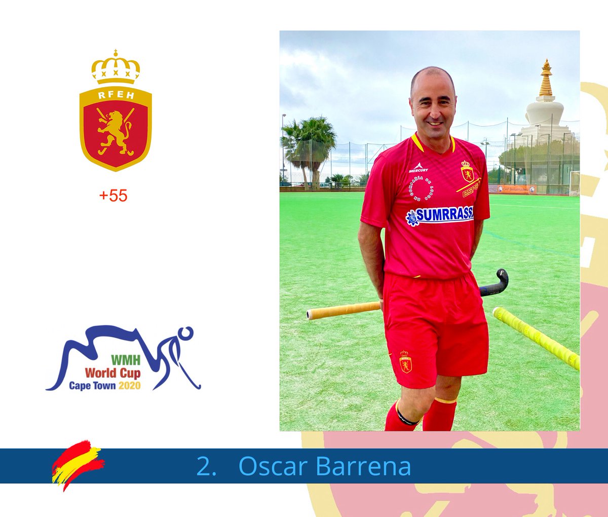 MasterHockeySp's tweet photo. Empezamos a recorrer el camino para llegar al Campeonato de Mundo en Sudáfrica 🇿🇦  #mastershockeywc2022 #hockeyspain #hockey #ciudedelcabo #redsticks55 #roadCiudaddelcabo2021 #SurAfrica2022 #redsticks #HockeyHierba #MastersWorldCup #SurAfrica #fieldhockey #hockeylife #spain https://t.co/7CtG6QvxUj