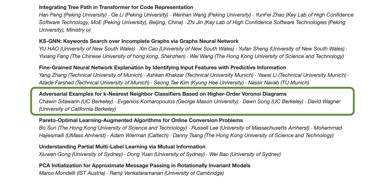 encryptedGMU's tweet photo. Don't miss our new paper by PI Evgenios Kornaropoulos (@kornaropoulos) and collaborators on Adversarial ML in NeurIPS'21 (@NeurIPSConf)!! 

Great presence with 5 papers from @GMUCompSci !!
(full list: https://t.co/h59zCZque5 ) https://t.co/Jcr5DvAOA8