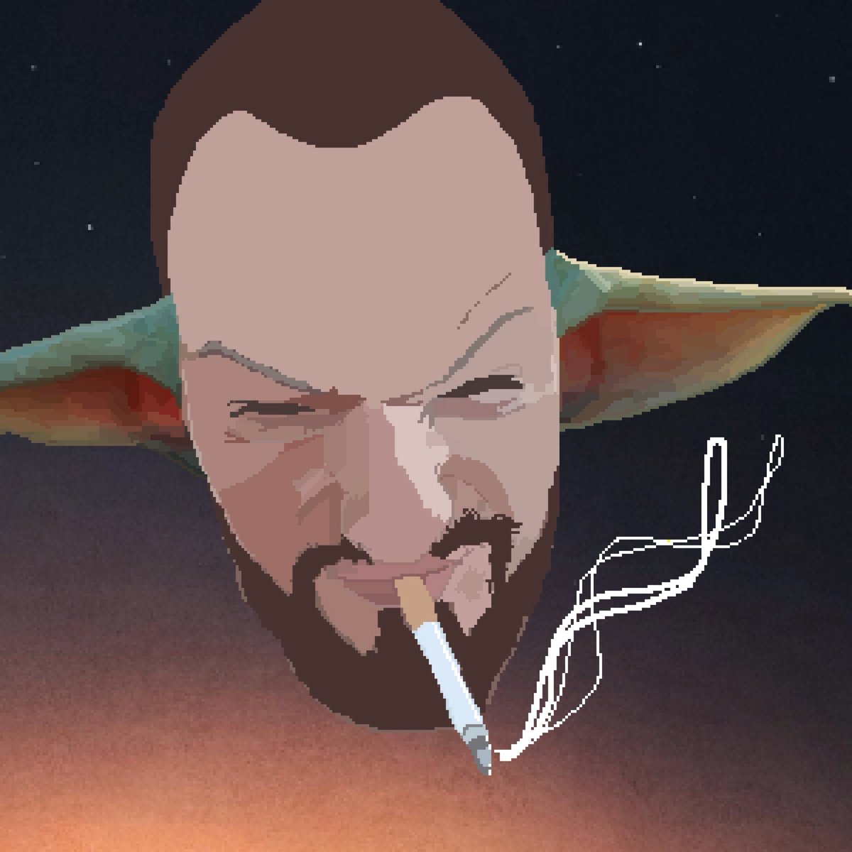 The smoking dude tweet media