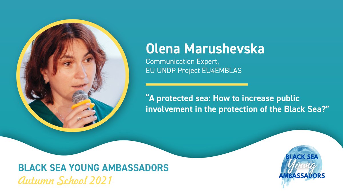 BlackSeaYouth's tweet photo. 👉How can we increase public involvement in protection of #BlackSea?
Olena Marushevska, Communication Expert of @UNDPEU project #EU4EMBLAS, emphasized specific communication strategies & the necessity of using attractive, entertaining & informative visual content to reach people https://t.co/rVQqPMj0hq