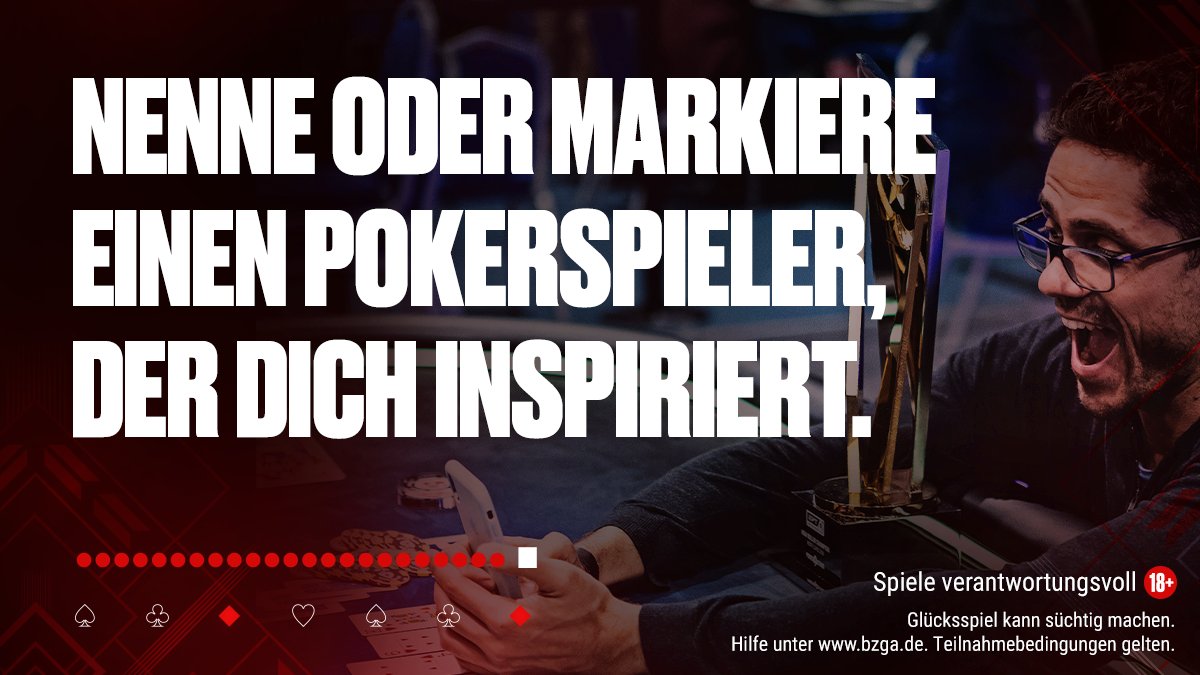 PokerStarsDE's tweet photo. Ihr möchtet ein Merch-Package von uns gewinnen? 

Dann liked + retweeted diesen Post und verratet uns bis morgen 23:59 Uhr, welcher Pokerspieler eure größte Inspiration ist.
Vergesst nicht den #PokerStarsDE + [StarsId]

Teilnahmebedingungen gelten: https://t.co/T3cFP4eq0G https://t.co/DDhenq4U3d