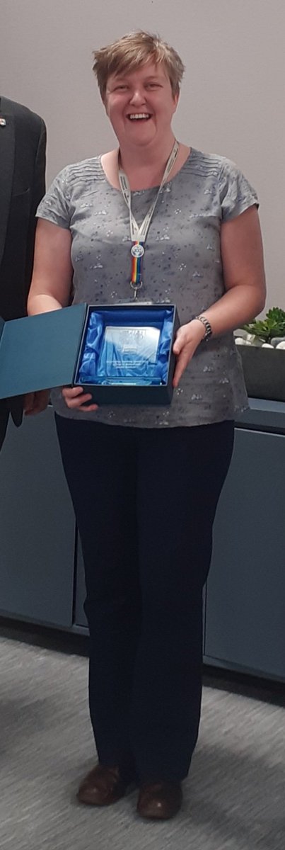 LKelsallKnight's tweet photo. Lovely day at work today, collected my Outstanding #Teaching Award 2021 from @unibirmingham and @GuildofStudents. Once again thanks to the @UniBham_Nursing #students #nurses that nominated me, I'm so #proud of all that they achieved throughout the #pandemic. This is for them. https://t.co/cwwCJGAwvU