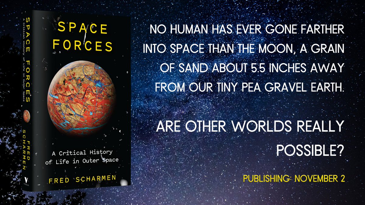 Space Forces: A Critical History of Life in Outer Space by <a href="/sevensixfive/">Fred Scharmen</a> is out today!

This completely fascinating, radical history of space exploration is not to be missed! We are so excited to share it with you! 🚀☄️👾🛰️  versobooks.com/books/3889-spa…